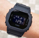 G-SHOCK CUSTOM FULL BALCK CON DOS CORREAS UNISEX - techno305