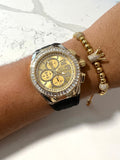 New Set Technomarine Gold and Gold diamond Limited Edition 2022 46mm y 40mm Dos cadena y dos pulsera gratis