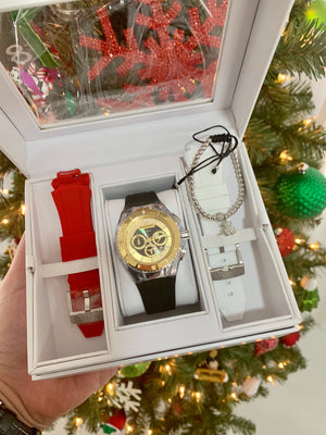 Technomarine 40mm Plata y Oro + pulsera - techno305