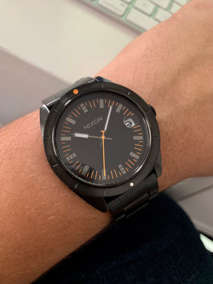 Nixon Black Mens Watch - techno305