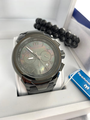 Technomarine full black + Pulsera - techno305