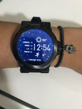 New Michael Kors MK Digital Dylan Black Silicone Strap 46mm Smart Watch - techno305