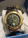 Technomarine 45mm Negro con tornasol + pulsera - techno305