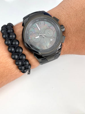Technomarine full black + Pulsera - techno305