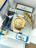 Technomarine Gold and Gold + pulsera Gratis - techno305