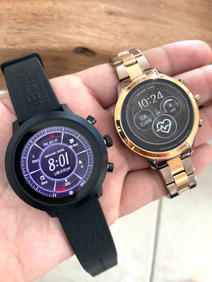 Set Michael Kors 43mm y 41mm  Smartwatch + Pulseras Gratis