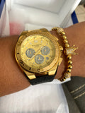 Set Technomarine Gold Para pareja + pulsera y máscara Gratis