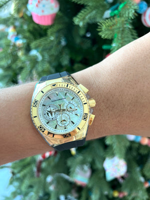 New Technomarine dos correas 46mm + cadena clear