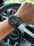 MULCO ILLUSION CUBE BLACK SWISS CRISTAL SAPPHIRE - techno305