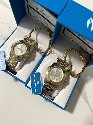 SET TECHNOMARINE + DOS PULSERAS GRATIS