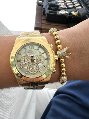 NEW TECHNOMARINE GOLD + Pulsera Gratis
