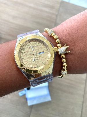 TECHNOMARINE Cruise Monogram Clear dos correas  + Pulsera