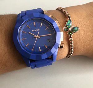 Nixon Blue Rose Gold - techno305