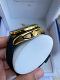 NEW Technomarine  Gold and Black W/ Green  + Pulsera Gratis - techno305