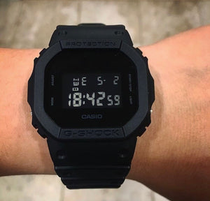 G-Shock Digital Black Full black UNISEX - techno305