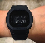 G-Shock Digital Black Full black UNISEX - techno305