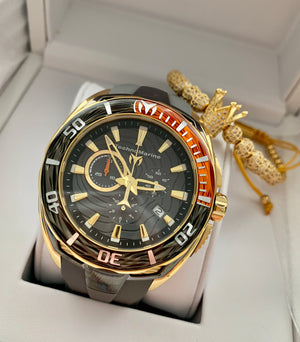 NEW Technomarine  California Gold and Gray + pulsera Gratis - techno305