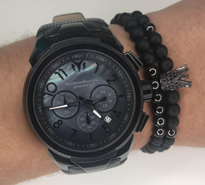 Technomarine full black + Pulsera - techno305