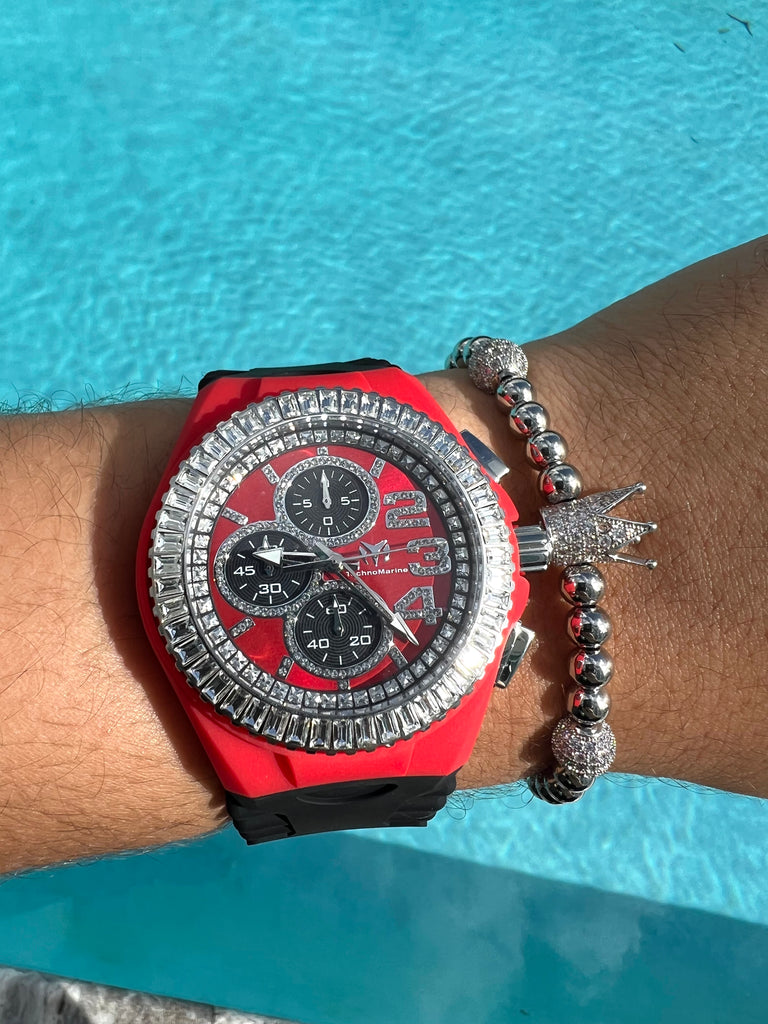 Technomarine watch sales with diamonds