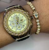 Technomarine Gold and Gold Diamond + Pulsera y Mascara Gratis - techno305