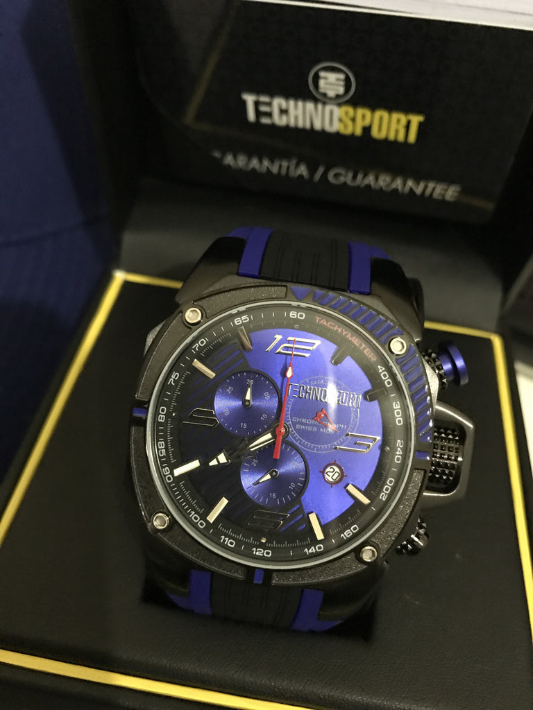 TechnoSport TS-100-4F1 Men's Formula 1 Swiss Chrono Watch - techno305