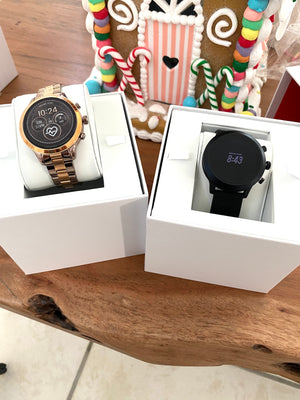 Set Michael Kors 43mm y 41mm  Smartwatch + Pulseras Gratis