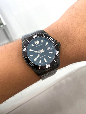 NEW TECHNOMARINE FULL BLACK + Pulsera gratis - techno305