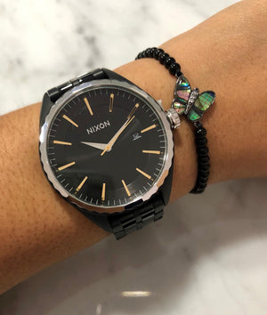 Nixon Women's Minx All Black / Gold / Silver - techno305