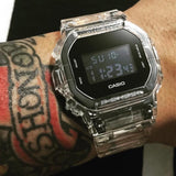 G-shock Full Clear Custom CON DOS CORREAS Y DOS COVER - techno305