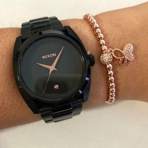 Nixon Full Black & Rose Women - techno305