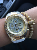 Technomarine Gold and Gold Diamond + Pulsera y Mascara Gratis - techno305