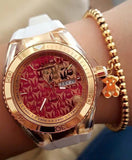 Technomarine Cruise Monogram 40mm Gold Dial Watch + pulsera de llave - techno305