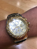 Technomarine Gold and Gold Diamond + Pulsera y Mascara Gratis - techno305