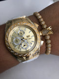 Technomarine Gold and Gold Diamond + Pulsera y Mascara Gratis - techno305