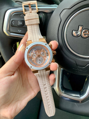 Mulco ILLUSION CUBE Light Blue con correa Crema - techno305