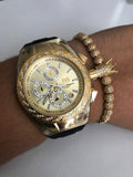 Technomarine Gold and Gold Diamond + Pulsera y Mascara Gratis - techno305