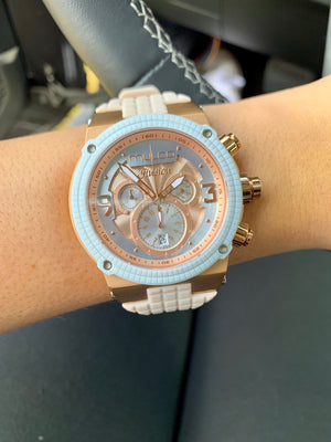 Mulco ILLUSION CUBE Light Blue con correa Crema - techno305