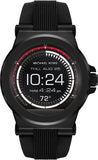 New Michael Kors MK Digital Dylan Black Silicone Strap 46mm Smart Watch - techno305