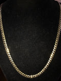 Men Cuban Miami Link Bracelet & Chain Set 14k 12mm *Diamond Clasp - techno305