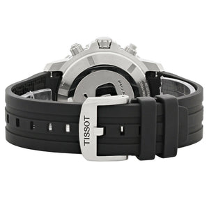 issot Seastar Mens Black Rubber Swiss Quartz Watch - techno305