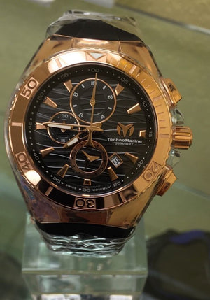 Technomarine NEW 2016 COLLECTION Cruise Star Rose Gold/Black Dial Swiss - techno305