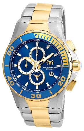 Technomarine TM-215047 Sea Manta Quartz Blue Dial Watch - techno305