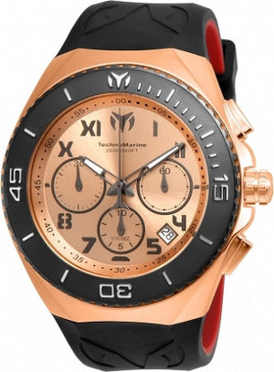 Technomarine TM-215065 Ocean Manta Collection 48mm Rose Gold Dial Watch - techno305